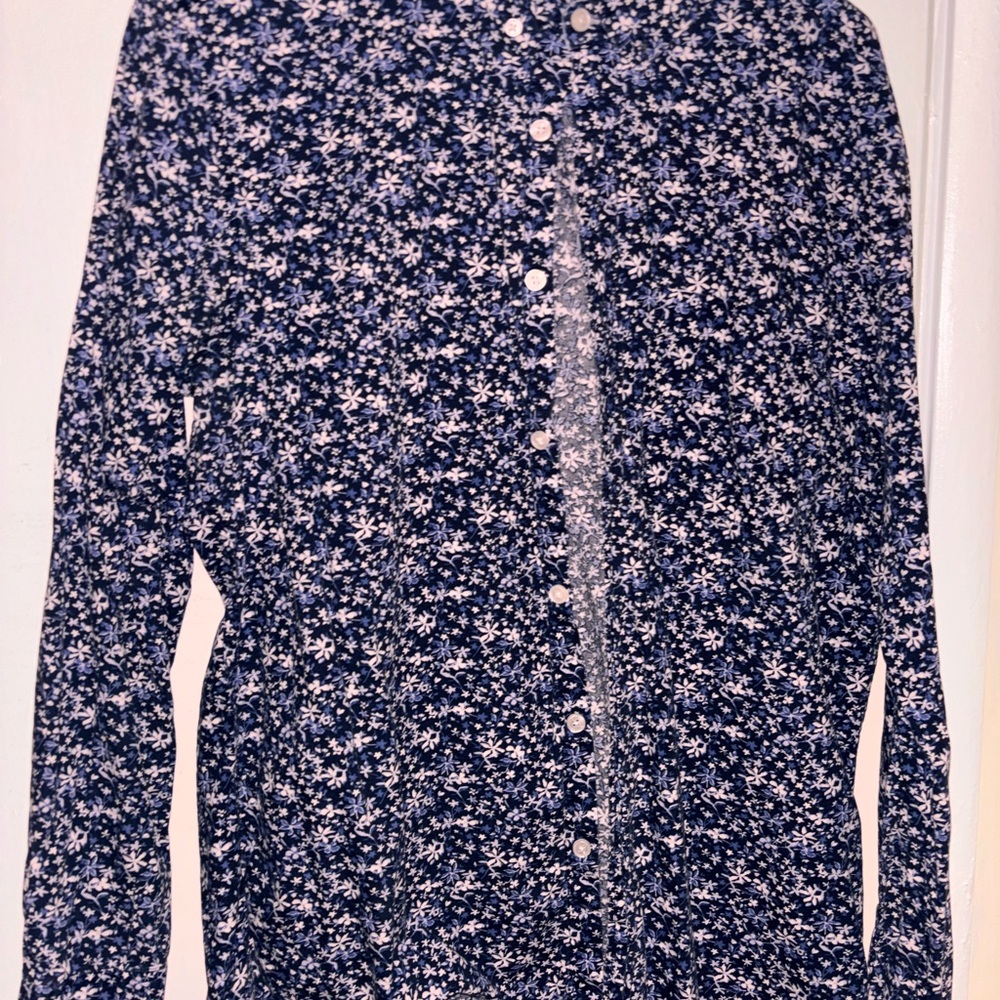 Level Ten Navy Floral Shirt